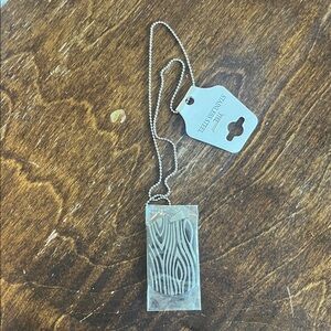 Silver Stainless Steel zebra print dog tag